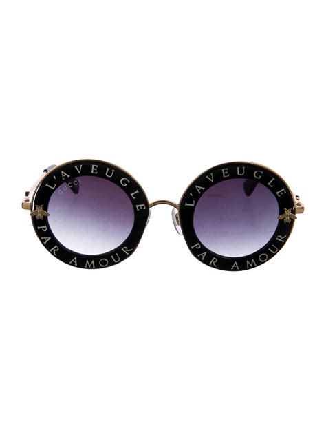 aveugle par amour gucci sunglasses|Gucci L'aveugle Par Amour Sunglasses for sale .